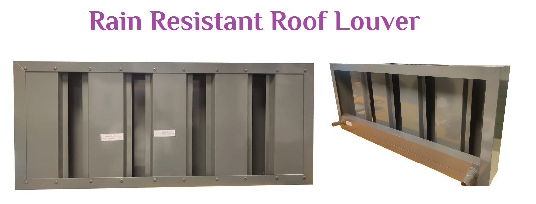Rain Resistant Roof Louver